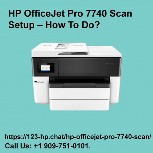 HP OfficeJet Pro 7740 Scan Setup How To Do