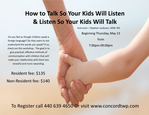 How to talk to your kids May 23