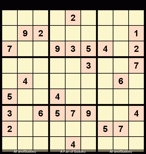 - Locked Candidates Pointing
- Slice and Dice
- Guardian Sudoku Expert 4587 October 26, 2019