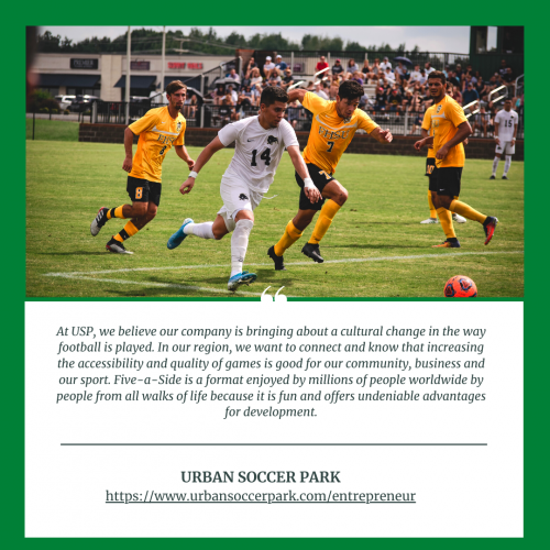 When considering starting a soccer field, consider the following: Managing overhead costs, creating an attractive environment, and understanding your customers are important factors in becoming an entrepreneur in this field. Our mission at Urban Soccer Park is to enable owners and operators to develop their own thriving soccer community.

https://www.urbansoccerpark.com/entrepreneur