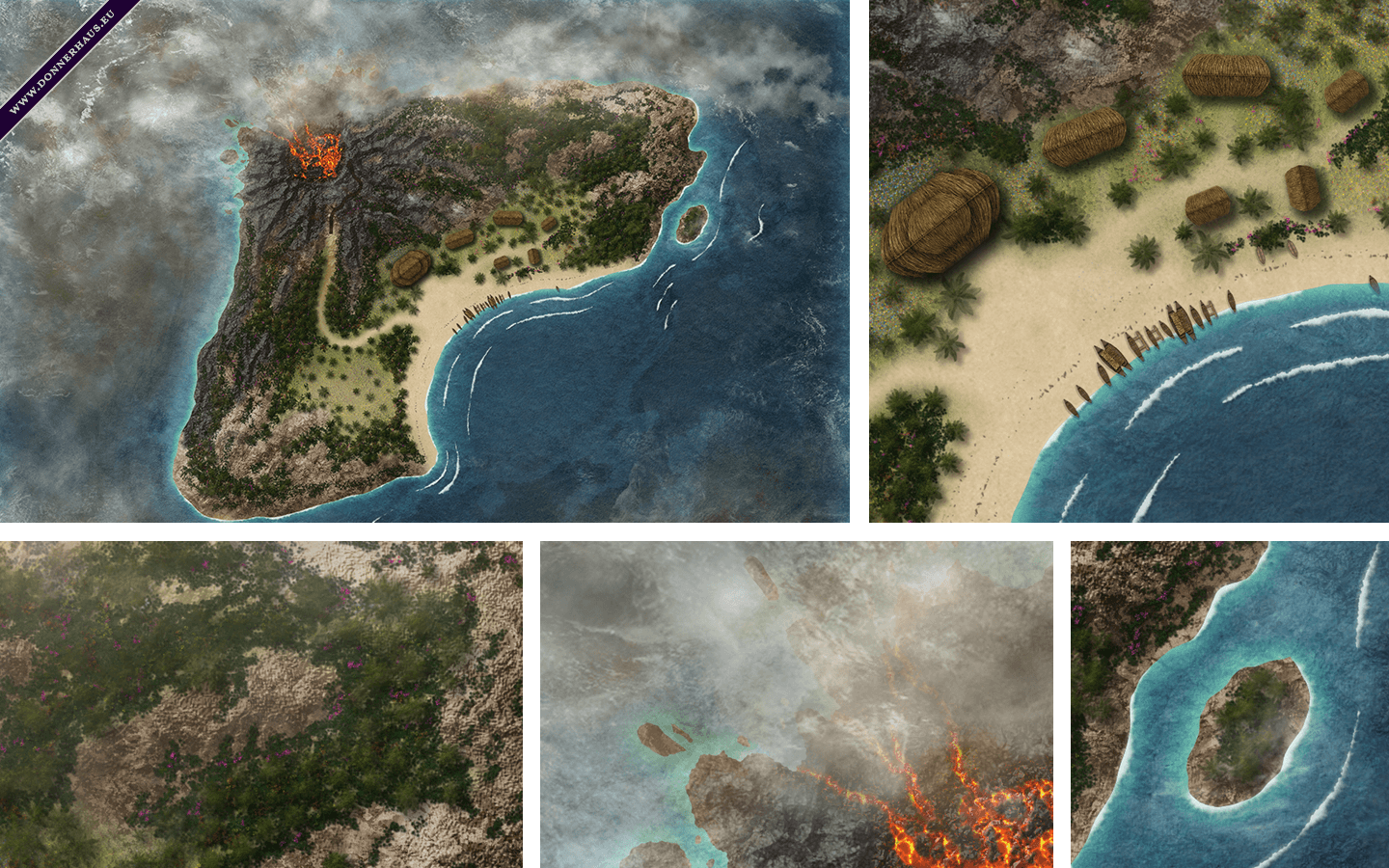 Die Insel der Opferungen Preview Collage
