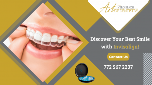 Are you bothered about the bite or the alignment of your teeth? If so, then you should visit Vero Beach Art of Dentistry, our Invisalign dentists can help you straighten your teeth discreetly and conveniently. To make an appointment @ 772 567 2237.