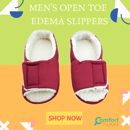 MEN'S OPEN TOE EDEMA SLIPPERS
✅So Comfortable
✅Ideal Slipper Shoes
✅Cushioning & Support
✅Non-Slip Bottom
? https://bit.ly/2ImUftG ?