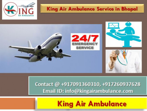 King Air Ambulance Service in Bhopal is providing you all the facilities inside the air ambulance. You can easily reach your destination with proper care by the expert medical team. Visit: https://www.kingairambulance.com/air-train-ambulance-bhopal/