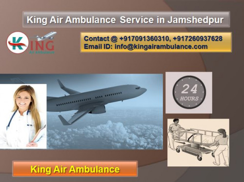 You can avail all services in King Air Ambulance in Jamshedpur at very low cost. It is available 24 hours for patient transportation.

Visit: https://www.kingairambulance.com/air-train-ambulance-jamshedpur/