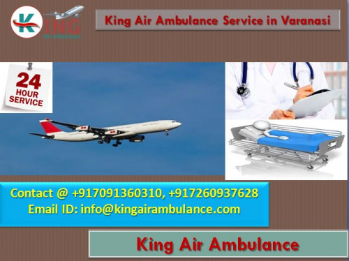 You can get the best facilities in King Air Ambulance Service in Varanasi. It is one of the best charter flights for patient transportation. Just book the service now and get a big help.
Visit: https://www.kingairambulance.com/air-train-ambulance-varanasi/