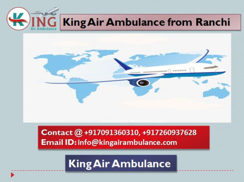 You can easily hire the services of King air ambulance from Ranchi. It is available all the time.
Visit: https://www.kingairambulance.com/air-train-ambulance-ranchi/