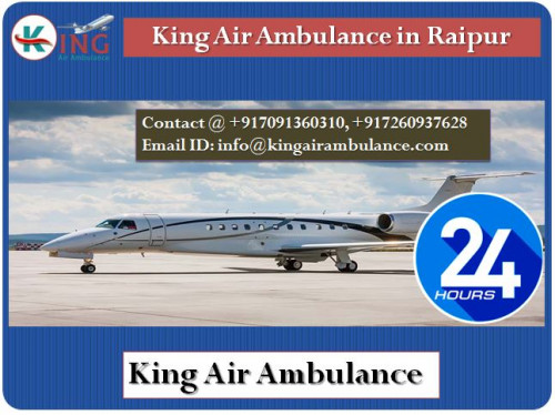 You can hire the best and awesome King Air Ambulance in Raipur. It is one of the most popular medical flights.
Visit: https://www.kingairambulance.com/air-train-ambulance-raipur/