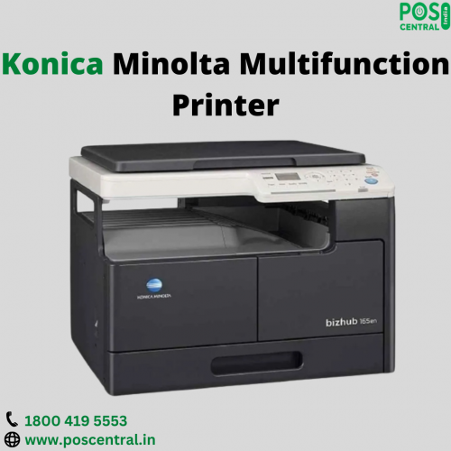 Konica Minolta is a leading provider of printing solutions for businesses and individuals. Its printers offer high-quality output, advanced features, and user-friendly interfaces. Konica Minolta Multifunction Printer is designed to meet the demands of modern workplaces and is available in a range of configurations to fit different needs and budget requirements. Some of the key features of the Konica Minolta Printer include fast print speeds, automatic duplexing, compatibility with mobile devices, and the ability to handle a variety of paper sizes and types. Konica Minolta's commitment to innovation and technology has made it a trusted and respected name in the printing industry. Shop Konica Minolta Printers Online at a reasonable price from the POS Central India website and get free shipping. Visit for more details https://www.poscentral.in/printers/multifunction-machines-mfm/konica-minolta.html