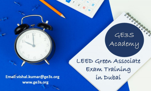 In today's life LEED Green Associate credential is high in demand in the construction field? GE3S provides LEED GA exam training. We have two offices in the UAE. You can choose your training location (Dubai, Abu Dhabi) as per your comfortability. Reach out to Mr. Vishal at vishal.kumar@ge3s.org.

https://www.ge3s.org/leed-training/