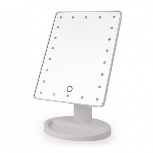 Large Vanity Makeup Mirror with LED Light White