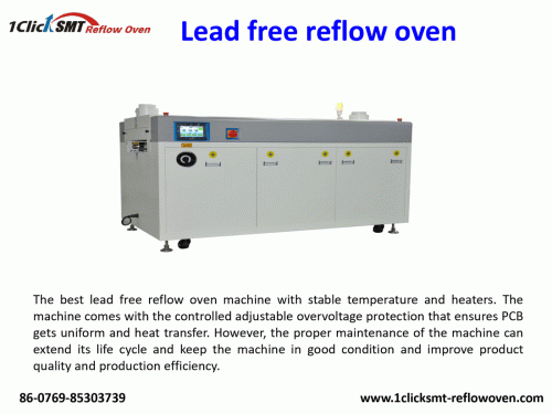 Description: 
The world’s best lead free reflow oven designed for the production of SMT circuit board fabrication. 1CLICKSMT provides different types of reflow oven machine and customized solution with the best value in the market. They are ideal for labs, start-ups, curing or medium volume production. 
Please visit: http://www.1clicksmt-reflowoven.com/product-HF-Series.html