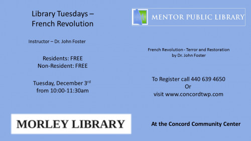 Library Tuesday, Dec 3rd