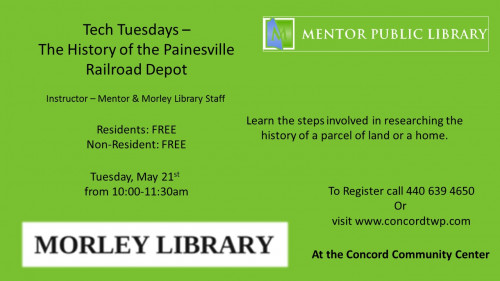 Library Tuesday, history of the railroad May 14