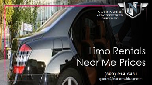 Limo Rentals Near Me Prices