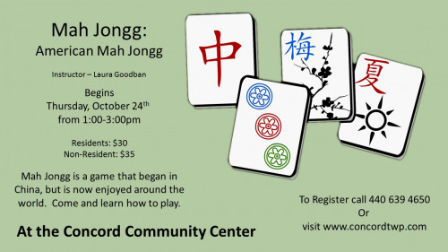 Mah Jongg October 24