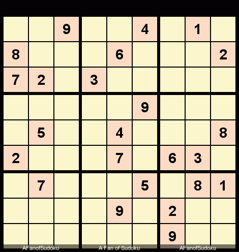 Pair
Triple Subset
New York Times Sudoku Hard May 20, 2019