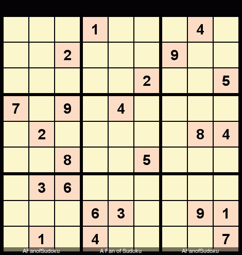 Triple Subset
New York Times Sudoku Hard May 22, 2019