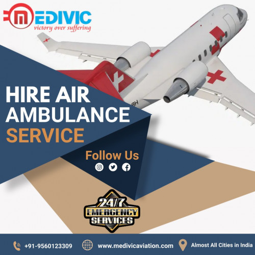 Medivic Aviation Air Ambulance Services in Kolkata provide a dedicated and all-medical support system for patients. Our certified medical staff takes good care of your patient's health and keeps your medical condition stable.  
More@ https://bit.ly/2X38LeJ