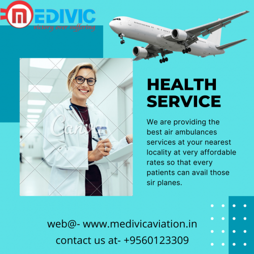 Medivic Aviation Air Ambulance Service in Bangalore has a team of expert medical, aviation, and case-managing personnel who are skilled in their respective fields and contribute to making the transportation process | smooth and risk-free.
Web@ https://bit.ly/2V2Y7Ee