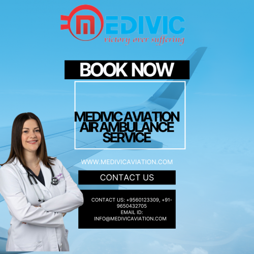 Medivic Aviation Air Ambulance Service in Guwahati is providing medical transportation via charter aircraft that are incorporated with advanced life support and critical care facilities so that the patients can’t experience any difficulties on the way to the center of medication. We offer medical attention and assistance that is necessary for keeping the health of the patient in stabilized state until the journey gets completed.
More@ https://bit.ly/2FN97z4