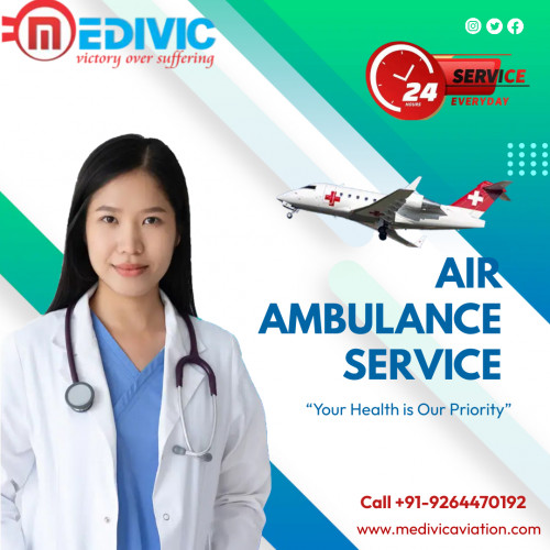 Medivic Aviation Air Ambulance in Siliguri provides all the medical facilities to the patient within the pocket budget of the patient. So if you really need the best air ambulance service call us now and book our services. 
More@ https://bit.ly/2CNvweO
