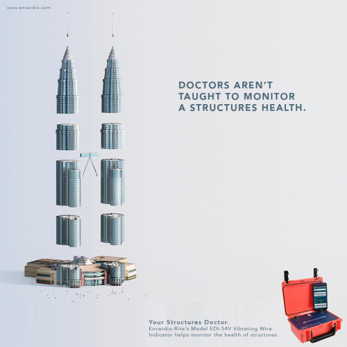 We have the doctor to monitor your structures. Encardio rite's brand new Model EDI-54V is a microprocessor-based vibrating wire indicator that logs data from vibrating wire sensors and displays the information on a mobile phone.

To discover more on the product, click here: https://www.encardio.com/product/model-edi-54v/