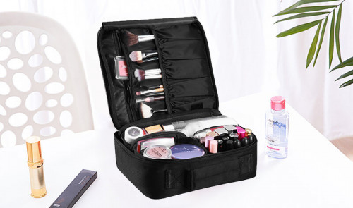 Multi functional Travel Make Up Bag, Cosmetic Storage Organizers (10)