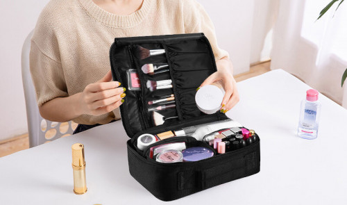 Multi functional Travel Make Up Bag, Cosmetic Storage Organizers (7)