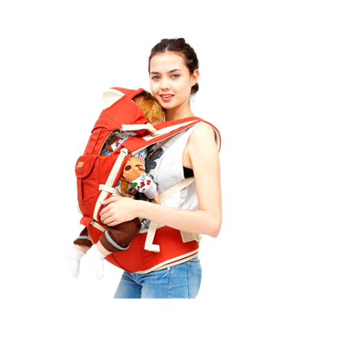 Multifunctional & Comfortable Baby Carrier RED 2