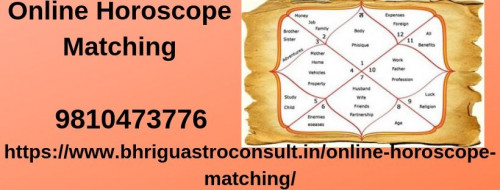 The Kundli matching or horoscope compatibility is the Vedic Astrology way of matchmaking which makes a comparative study of horoscopes of the boy and girl. This not only analyses their personality, likes & dislikes but also studies various factors influencing their married life.Ask him free now at  +91-9810473776.
Visit us::https://www.bhriguastroconsult.in/online-horoscope-matching/