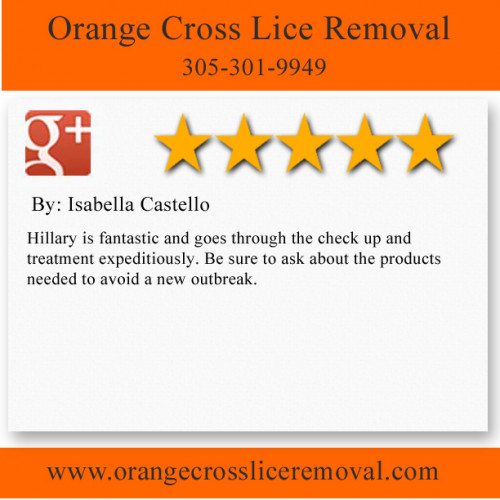 Orange Cross Lice Removal
7613 Biscayne Blvd
Miami, FL 33138
(305) 301-9949

http://www.orangecrossliceremoval.com/