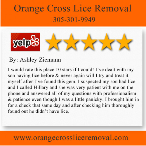 Orange Cross Lice Removal
7613 Biscayne Blvd
Miami, FL 33138
(305) 301-9949

http://www.orangecrossliceremoval.com/