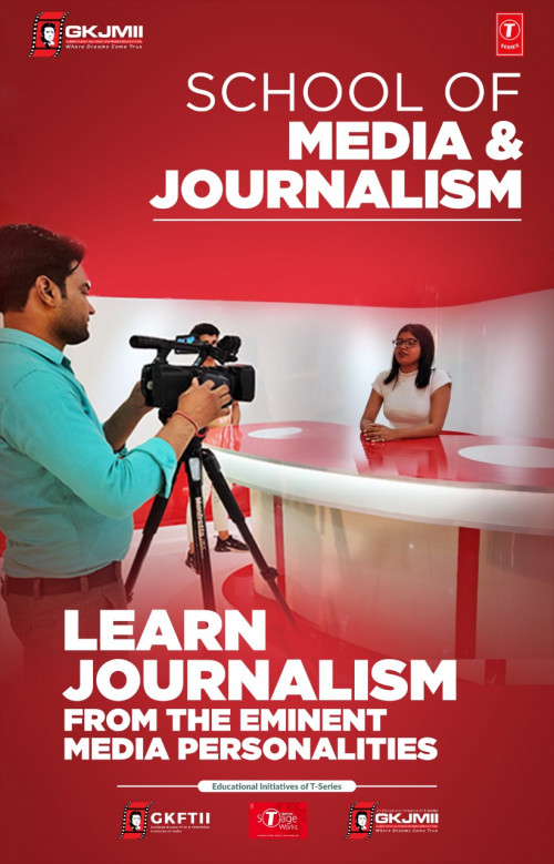 Do you want to specialize in Journalism and Mass Communication? Then you are in the right place. GKFTII (School of Journalism and Mass Communication in India) offers postgraduate/ undergraduate course and one-year diploma course in Journalism and Mass Communication. Our Journalism and Mass Communication courses allow you to hone the skills in journalism, film making, direction, film production to enhance your skills. Admissions open for Fashion Design and Textile Design. For more information on Journalism and Mass Communication course, fee, registration, Get help from our Counselor...! Call Now @ +91 9953997287, 9999043281 Or Email: 
.Visit us our website: https://www.gkftii.com/gkjmii/