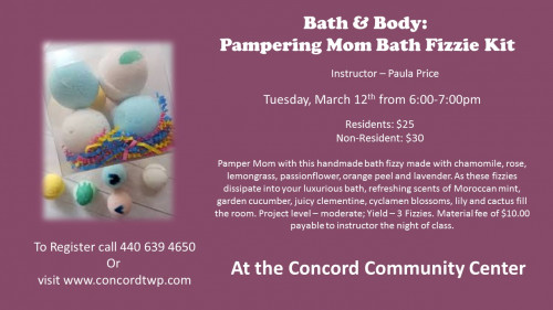 Pampering mom Bath Fizzie Kit