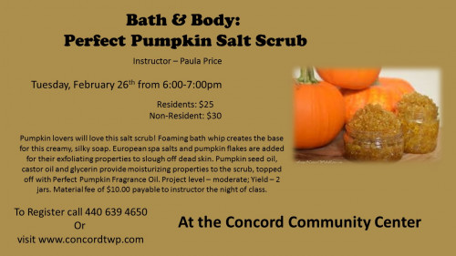 Perfect Pumkin salt scrub