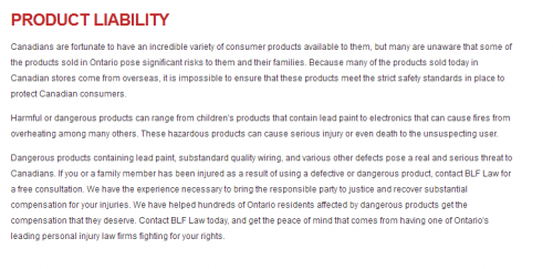 BLF Personal Injury Lawyer
1315 Pickering Pkwy
Pickering, ON L1V 7G5 
(800) 943-0167

https://blflaw.ca/pickering-personal-injury-lawyer.html