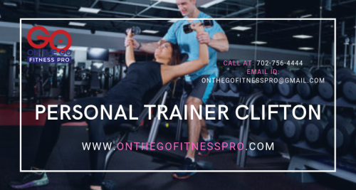 If you’ve struggled with finding the motivation to exercise or sticking with it once you’ve begun, you do not have to keep trying alone. On the Go Fitness Pro, Personal Trainer Clifton will work closely with you during each session to assess your progress. For professional experience, call us today!

https://www.onthegofitnesspro.com/clifton-services/personal-trainer-clifton/