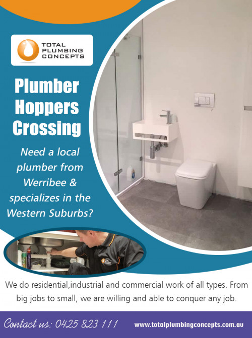 Plumber in point cook with the highly experienced staff at http://totalplumbingconcepts.com.au/point-cook-plumber/

Find Us on Google Map : https://goo.gl/maps/HxU1pmmw7h2J7zR86

A plumber in point cook can also advise regarding the plumbing system installed at home or an office. They can tell you if any part needs to be replaced or anything that is not functioning correctly and needs to be fixed. The advantages of hiring a professional can be many. They can offer you quick and quality services at affordable prices.

My Social :
http://www.alternion.com/users/plumberwerribee
https://www.reddit.com/user/plumberwerribee
https://remote.com/plumberwerribee
http://www.cross.tv/profile/675474

Total Plumbing Concepts

Address: 2/21 Gerves Drive Werribee Victoria 3030
Phone: +61425823111
Email: Info@totalplumbingconcepts.com.au
Working Hours :
Monday : 7:00 AM –5:00 PM
Tuesday : 7:00 AM –5:00 PM
Wednesday : 7:00 AM –5:00 PM
Thursday (Anzac Day) : : 7:00 AM –5:00 PM Hours Might Differ
Friday : 7:00 AM –5:00 PM
Saturday : 7:00 AM –2:00 PM
Sunday : Closed

Services :
Plumber Altona
Plumber Hoppers Crossing
Plumber Point Cook
Plumber Tarneit
Plumbers in Point Cook
Plumbers Werribee Hoppers Crossing
Point Cook Plumbing
Western Suburbs Plumbing