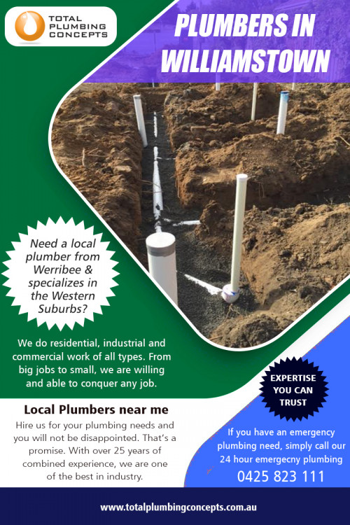 Increase in the Business of Plumber Point Cook at http://totalplumbingconcepts.com.au/plumber-altona/

Find Us: https://goo.gl/maps/HxU1pmmw7h2J7zR86

Services :

plumber altona
dial up plumbing

There are many plumbers on the industry niche, so when it involves building the proper choice, it may be quite daunting mainly if you don’t own a standard of the place you can start. Homeowners are highly advised to look out for warning flags in regards to deciding on Point Cook Plumber. Therefore, they can put on the job the ideal. Hire Plumber Point Cook for your plumbing needs an1d you will not be disappointed.

Total Plumbing Concepts

Address: 2/21 Gerves Dr Werribee VIC 3030
Phone: 0425823111
Email: Info@totalplumbingconcepts.com.au

Social Links :

https://www.pinterest.com.au/totalplumbingconcepts/
https://www.instagram.com/plumberwerribee/
https://www.reddit.com/user/plumberwerribee
https://remote.com/plumberwerribee
http://plumberwerribee.strikingly.com/
https://www.allmyfaves.com/plumberwerribee
https://profiles.wordpress.org/plumberwerribee/
http://www.brisbanebd.com.au/company/Total-Plumbing-Concepts_222039/
https://fonolive.com/b/au/werribee/plumber/978794/total-plumbing-concepts