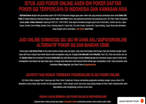 A blackjack table will completely demonstrate to be extremely not the same as a method outline when you in truth play the computer game. When you can appropriately answer request like those and there are a lot progressively like them and utilize different thoughts, ideas, guidelines, procedures and furthermore techniques We'll educate IDN Poker in this article you'll be one amazingly hard Online poker programming gamer. 

Web: http://173.199.153.188/

#Poker #Online #IDN  #Judi #Situs