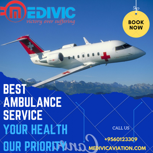 Medivic Aviation Air Ambulance Service in Dibrugarh is serving passengers and providing the largest number of passenger accidents. Provide focused multidisciplinary and timely responses of qualified healthcare workers to deliver a decisive mission.
More@ https://bit.ly/2AbNvuc