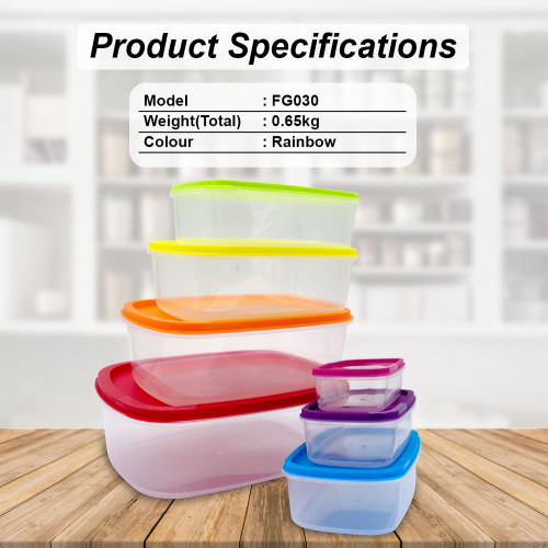 PrimadaFG030 7pcsTupperware 08