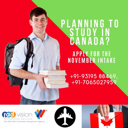 Planning to Study in Canada? Get expert guidance on top Universities, Courses & visa process for Canada by Radvision World, a multiple awards winning   immigration and visa consultancy. Apply for the November intake. Find more, visit https://www.radvisionworld.com
For appointments call now +91-93195 88469, +91-7065027959

#StudyInCanada #Study #Canada #Students #CanadaImmigrationConsultant #CanadaVisaConsultancy