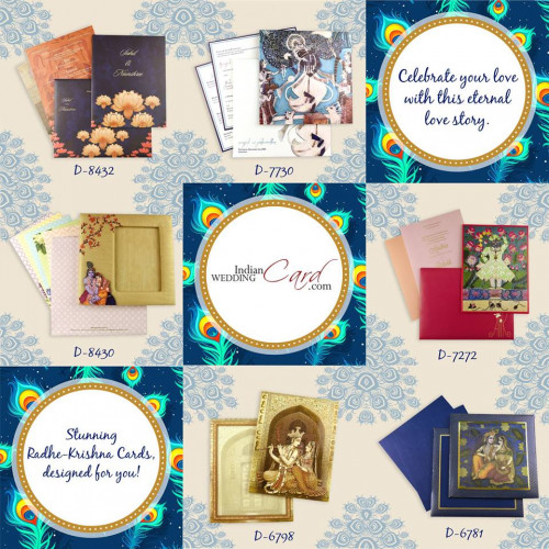 There is no love more valued than the one between Krishna and Radha. Celebrate your story with the eternal depiction of theirs and shop for Radhe-Krishna Theme Wedding cards on the Indian wedding card. Order Now@ https://www.indianweddingcard.com/Radha-Krishna-Wedding-Invitations.html