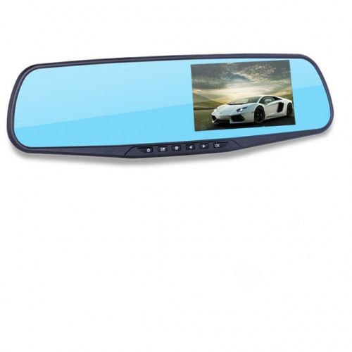 Rearview mirror dual channel recorder