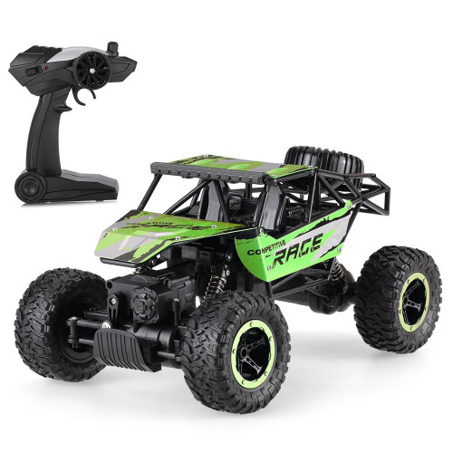 Remote Control Cars,Rabing RC Vehicle Rock Off Road Crawler Truck 2.4Ghz 4WD Green 1