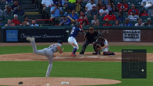 Roogie foul pole HR replay vs DET 8 2 2019