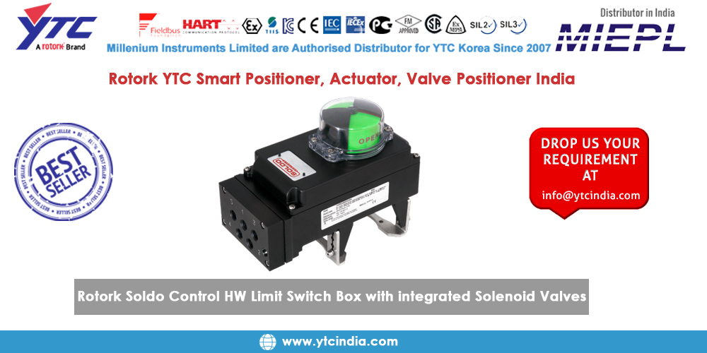 Rotork Soldo Control HW Limit Switch Box with integrated Solenoid