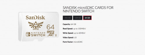 SanDisk Nitendo Switch microSD 05